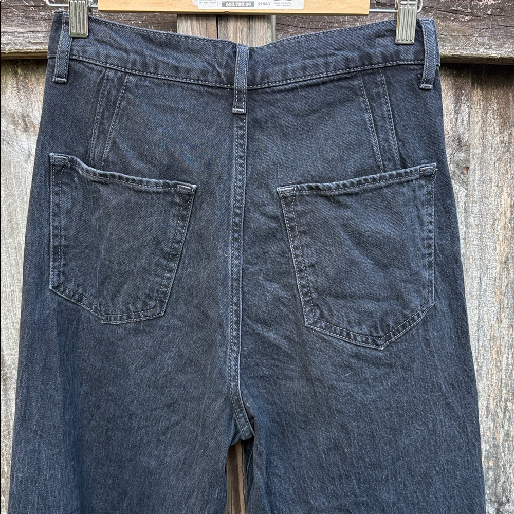 Triarchy Onassis Black Wide-Leg Jeans (Size 28) - Picture 4 of 13